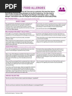 Staff Training Record Template | PDF | Food Allergy | Foods