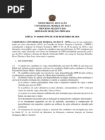 Edital SiSU 2011 - UFPI