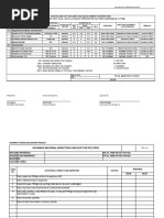 ITP For Installation For PVC Perforated Pipes of Underdrain System