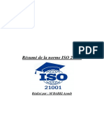 Résumé ISO 210001