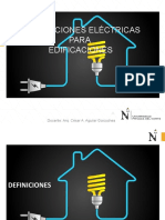 INST. ELÉCTRICAS EN EDIFICACIONES