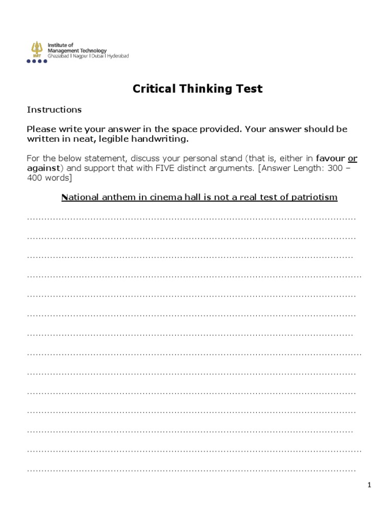 CT GE Sample Q Paper | PDF