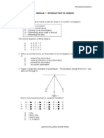 Module 01 (Introduction To Science)