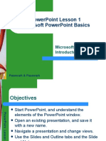 Powerpoint Lesson 1 Microsoft Powerpoint Basics