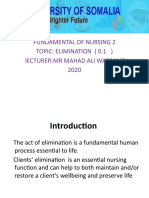 Elimination Review: Urinary Function and Nursing Care