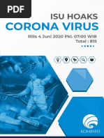 Rekap Laporan Isu Hoaks Virus Corona PDF | PDF