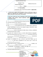 Ficha Nº 3 - Texto Poético - Alunos Sem Computador