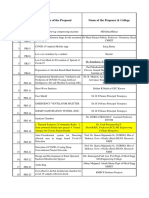 Program List PDF