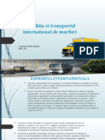 Expeditia Si Transportul International de Marfuri