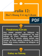 Linggo 12 - Ibat Ibang Uri NG Liham
