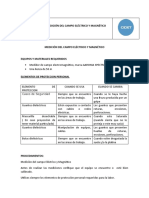 Instructivo de Seguridad para Medición Del Campo Eléctrico y Magnético