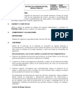 Isq03 Instructivo Promo - Prevencion Del Riesgo Publico