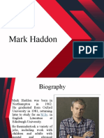 Mark Haddon Biography - Author of The Curious Incident of the Dog in the Night-Time