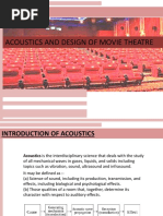 Acoustics and Design of Movie Theatre