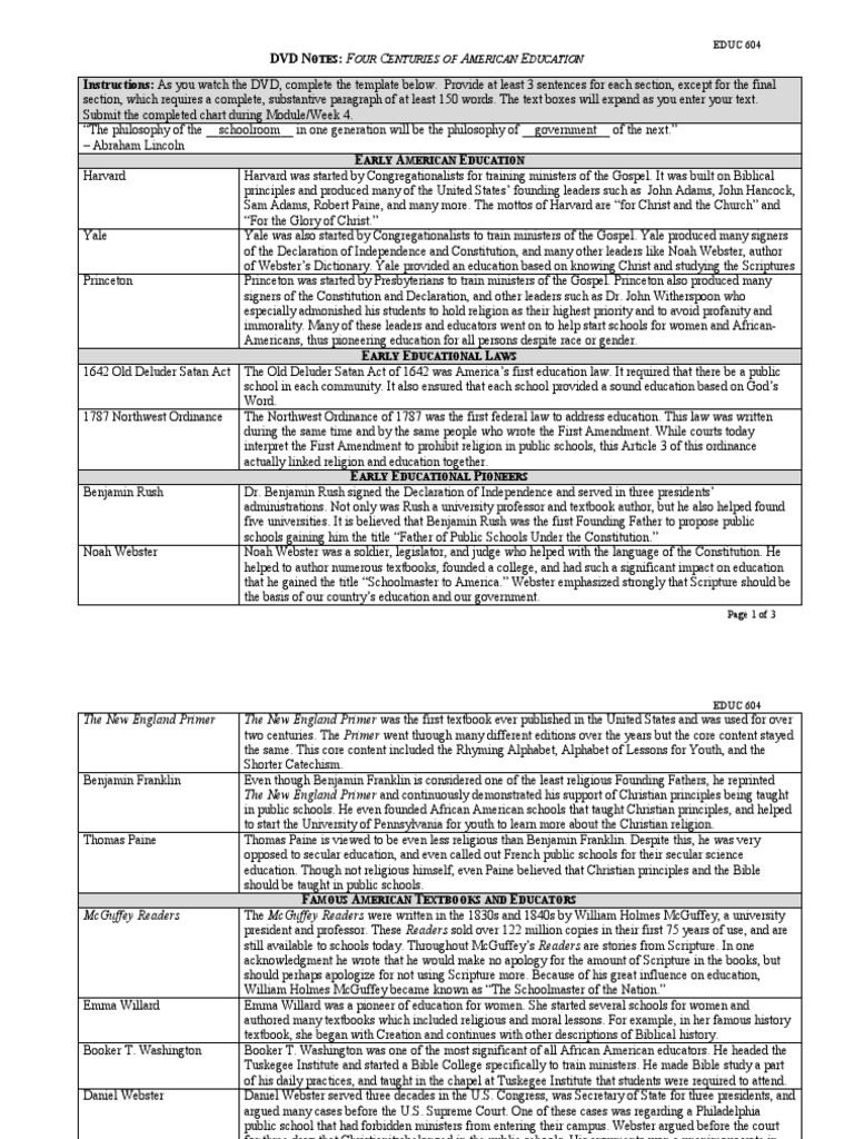DVD N: F Instructions: As You Watch The DVD, Complete The Template ...
