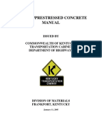 Precast-Prestressed Concrete Manual - KYDOT