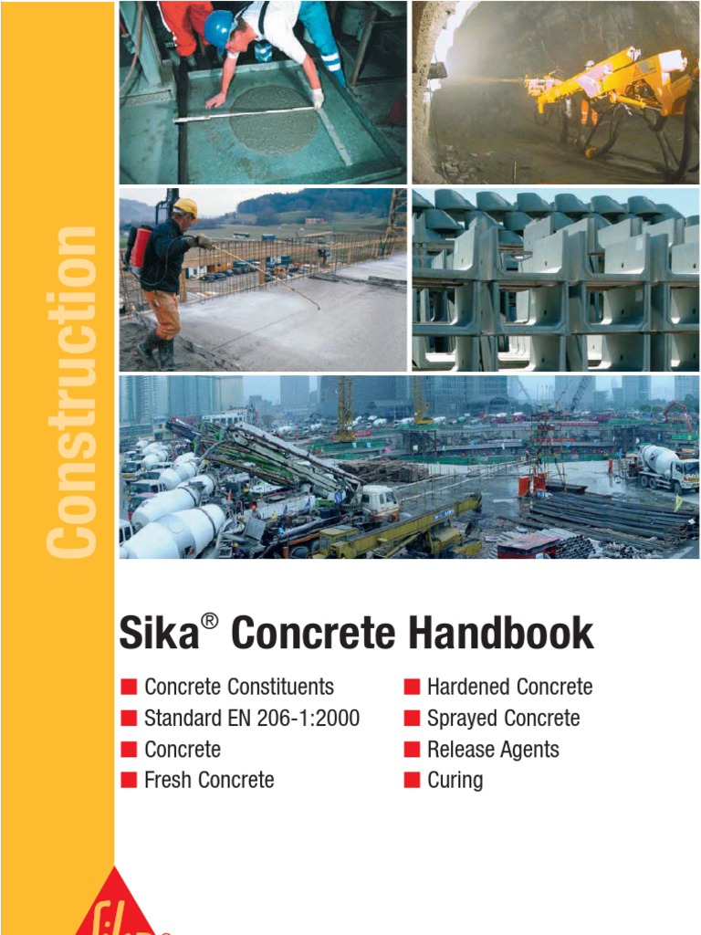 Sika Concrete Handbook PDF Construction Aggregate Concrete