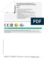 Terminal and Junction Boxes Ex e / Ex I, Glass Fiber Reinforced Polyester (GRP) GR.T