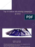 Top 10 Indian Advertising Campaigns of 2011