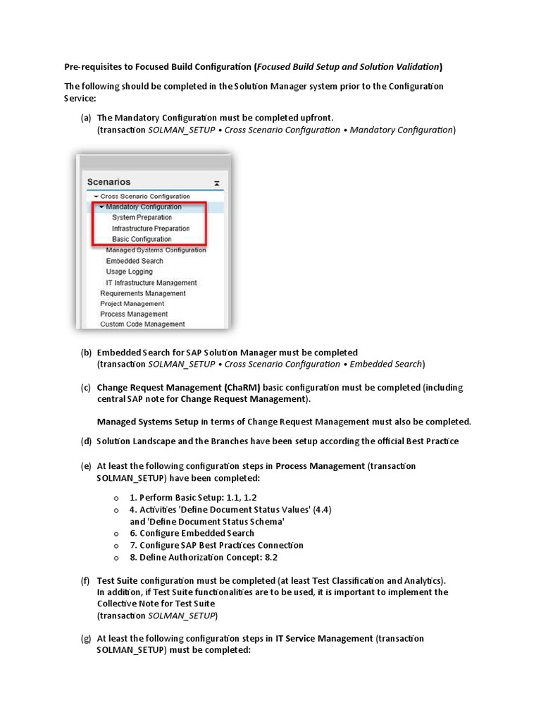 Focused Build Pre-Reqs | PDF | Information Technology | Information ...