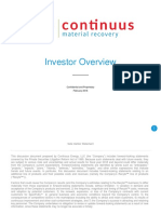 Continuus Material Recovery - Overview - v2.28.18 PDF