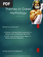 Themes in Greek Mythology