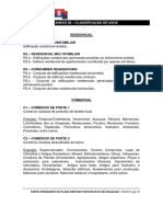 Classificação de usos do Plano Diretor de Araquari