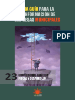 Revista GPFD 23 Una Guia para La Conformacion de Empresas Municipales PDF
