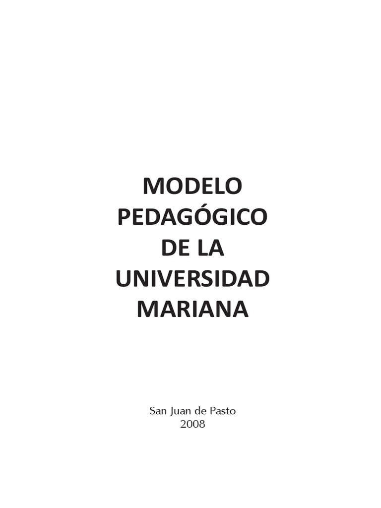 Modelo Pedagogico PDF | PDF | Constructivismo (filosofía de la ...