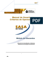 7492520 Modulo de Educandos SASA en Linea