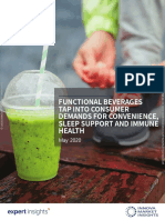 Functional Beverages For Convenience, Sleep Support and Immune Health