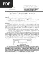 Exp 3 - Tensile Test Aluminum