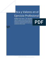 Ética y Valores en El Ejercicio Profesional