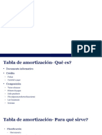 Tablas Amortización