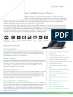 Yealink SIP VP-T49G Datasheet (VCS Version) PDF