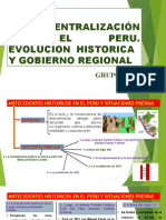 Descentralizacion en El Peru