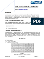 Motor Power Calculations and Controller PDF