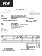 Tax Invoice: (See Rule 5 Under Tax Invoice, Credit and Debit Note Rules)