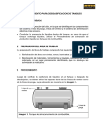 Procedimiento para Desgasificacion de Tanques