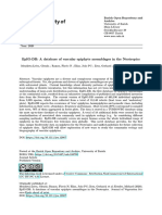 EpIG-DB A Database of Vascular Epiphyte Assemblage