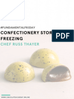 Confectionery Storage & Freezing: Chef Russ Thayer