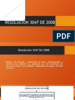 Resolucion 3047 de 2008