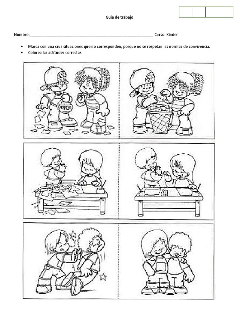 Normas de Convivencia en Preescolar | PDF | Crecimiento personal y ...