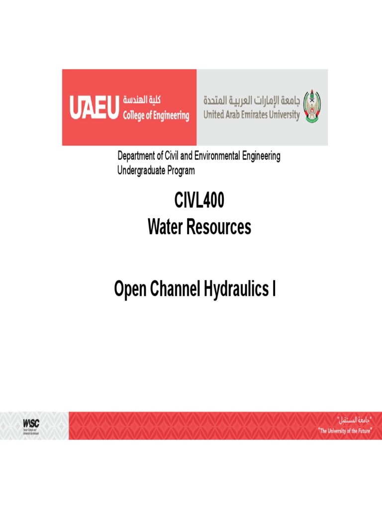 Open Channel Hydraulics Overview | PDF | Fluid Dynamics | Dynamics ...