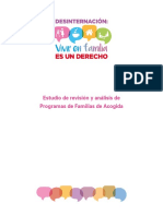 Análisis de programas de familias de acogida en Chile