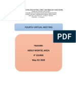 Fourth Meeting 9° Course