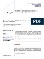 Solvent-And Catalyst-Free Microwave-Assisted Decarboxylation of Malonic Acid Derivatives