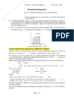 Numerical Integration: Msa / L-6 Cse-3512 - Numerical Methods 27 January, 2005