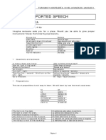 REPORTED SPEECH AND HUMOROUS ANECDOTES