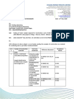 Letter To Lab For Testing Water Sample